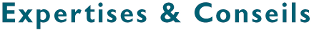 EXPERTISES & CONSEILS